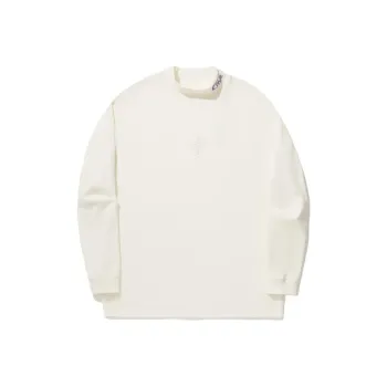LiNing Drop Shoulder Sleeve T Shirt Men's Ecru