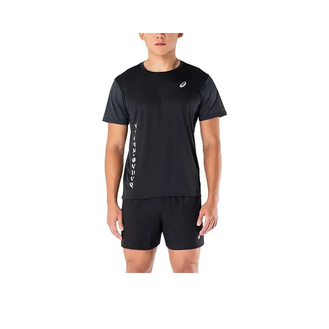 Asics KATAKANA MESH SS TOP T-Shirt Men's Black-0