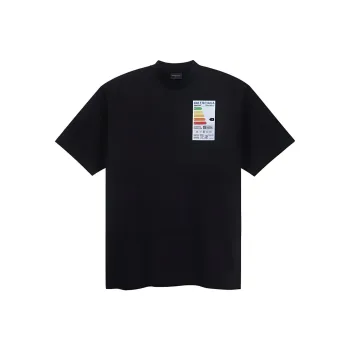 Balenciaga SS23 T Shirt Regular Fit Men's Black