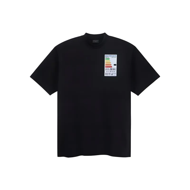 Balenciaga SS23 T Shirt Regular Fit Men's Black-0