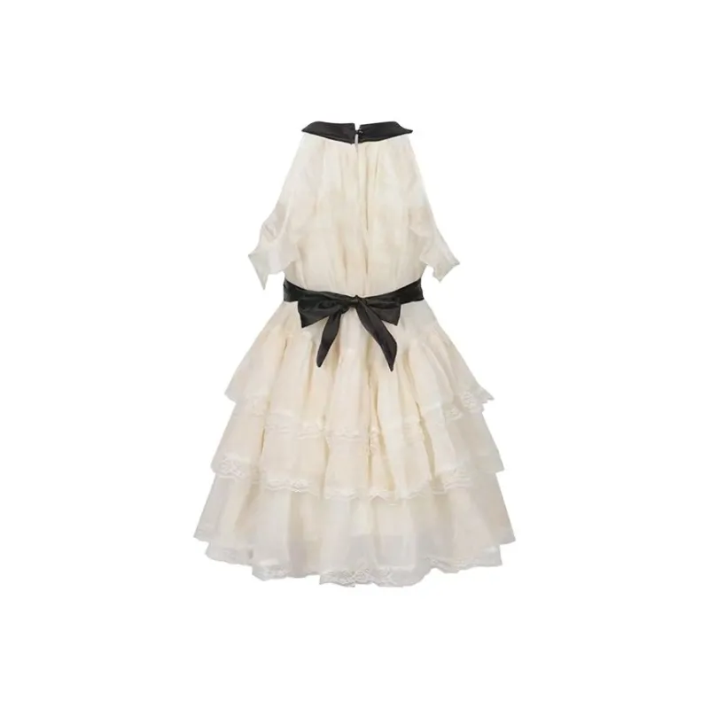 HUINIAN Sleeveless Dress Women's Moonlight Apricot-1