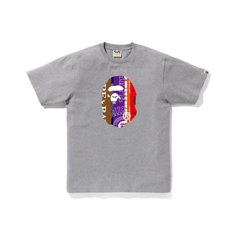 A BATHING APE Fans Scarf Ape Head Tee-2