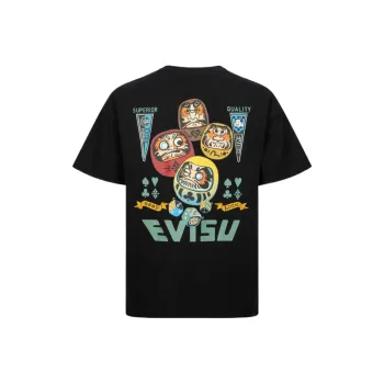 EVISU Daruma-print Cotton T-shirt