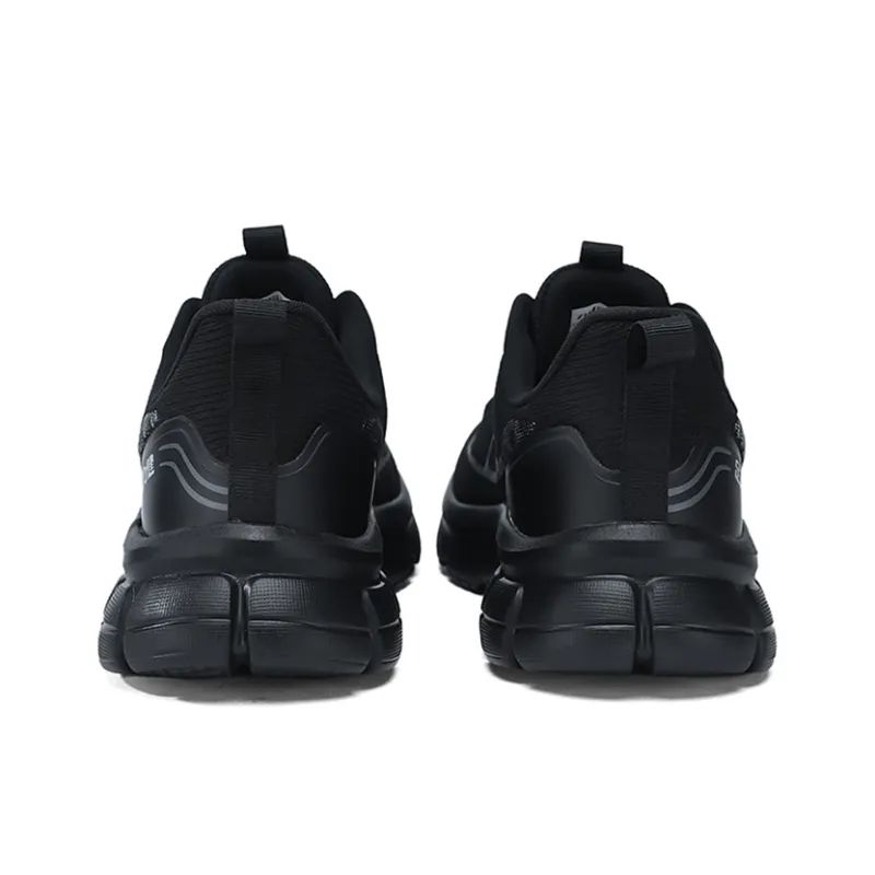 ZULIZ Sports Elderly Shoes Casual Shoes Men Low Top Black/Dark Blue-4