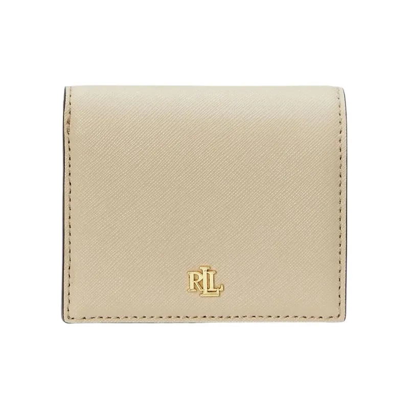 LAUREN RALPH LAUREN Leather Wallet Women's Tan-0