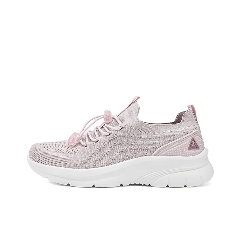 ZULIZ Sports Elderly Shoes Casual Shoes Women's Low Top Black/Pink-6