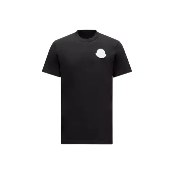 Moncler SS24 T Shirts Unisex Black