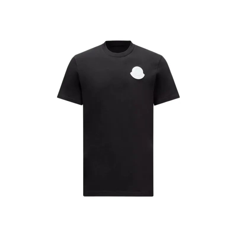 Moncler SS24 T Shirts Unisex Black-0