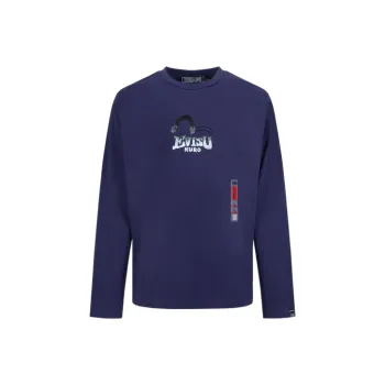 EVISU T Shirts Men Dark Purple