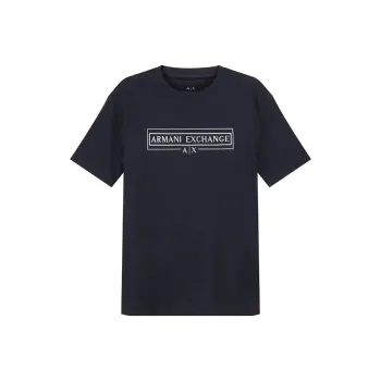 ARMANI EXCHANGE T Shirts Men Dark Marine Blue