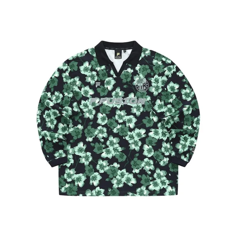 FILA FUSION FILA FUSION X BEAMS Co branded Series T Shirt Unisex Green-0