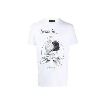 DSQUARED 2 Illustration print T shirt