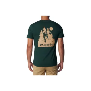 Columbia T-Shirts Men Dark Green