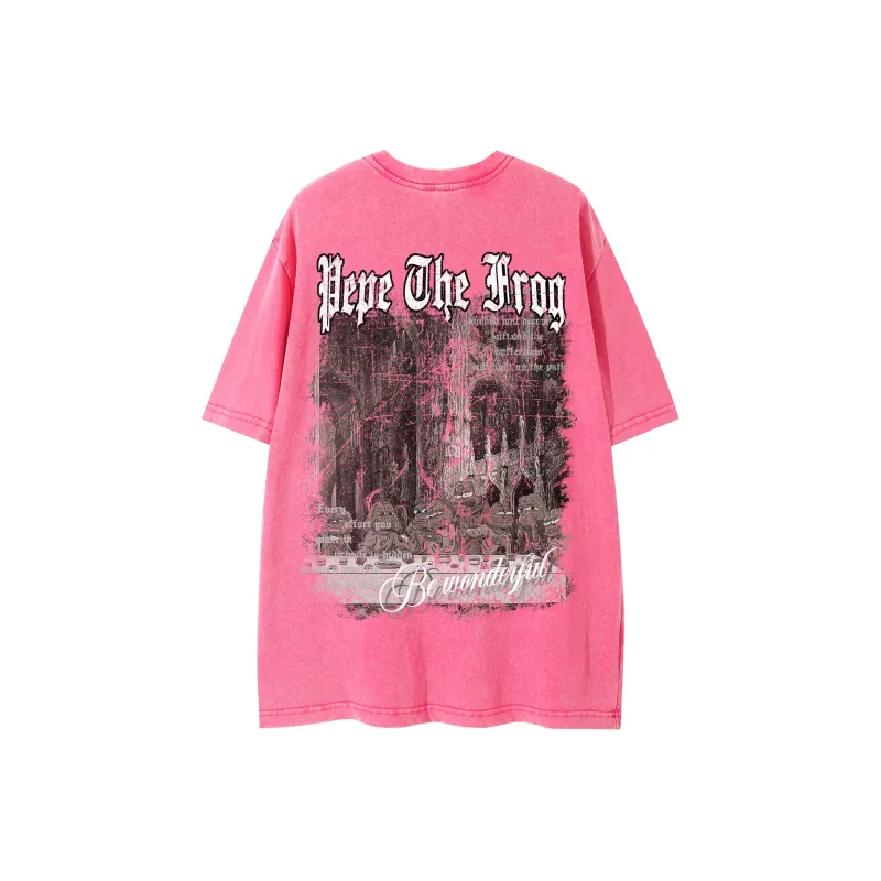 Pepe The Frog Short Sleeved T Shirts Unisex-0