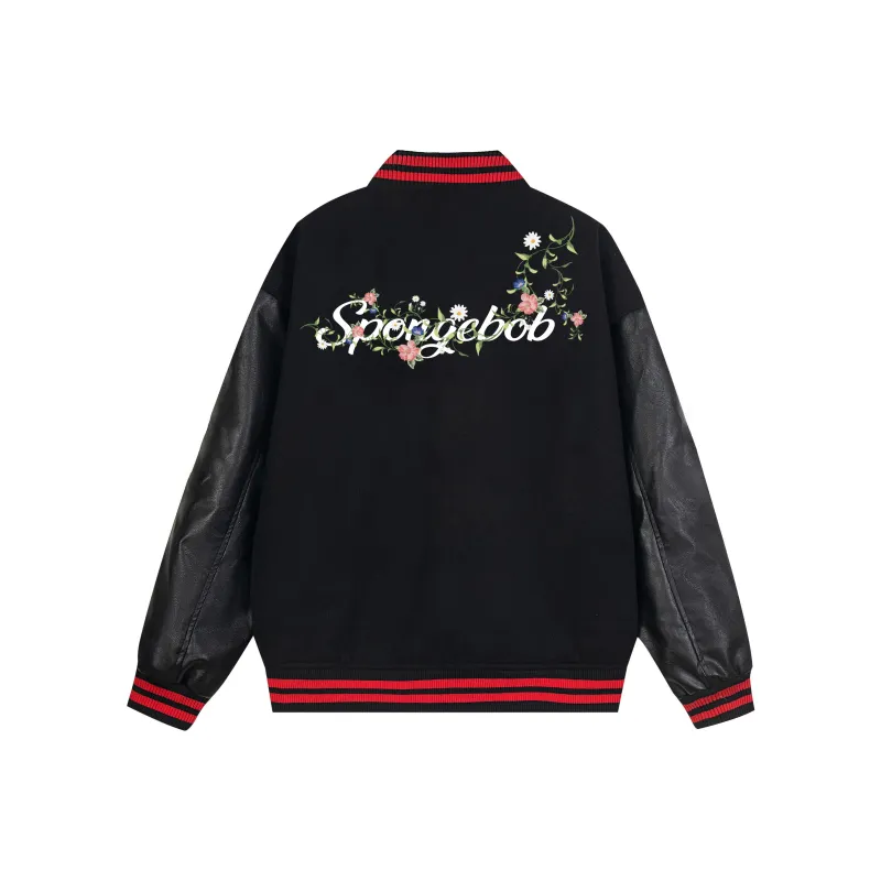 SPONGEBOB SQUAREPANTS Baseball Jacket Unisex-2