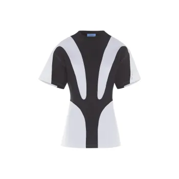 Mugler T-Shirts Unisex Black/White