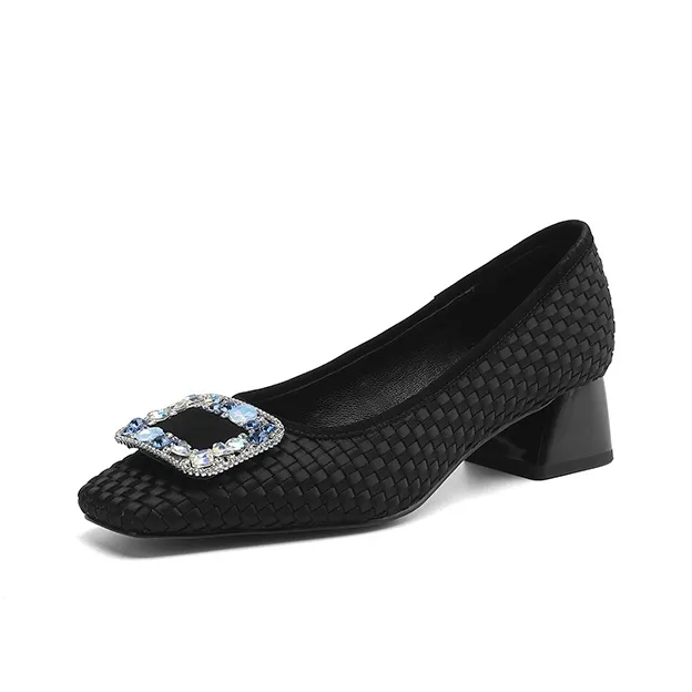 Hongyanglin Chunky Heel High Heels Women's-5