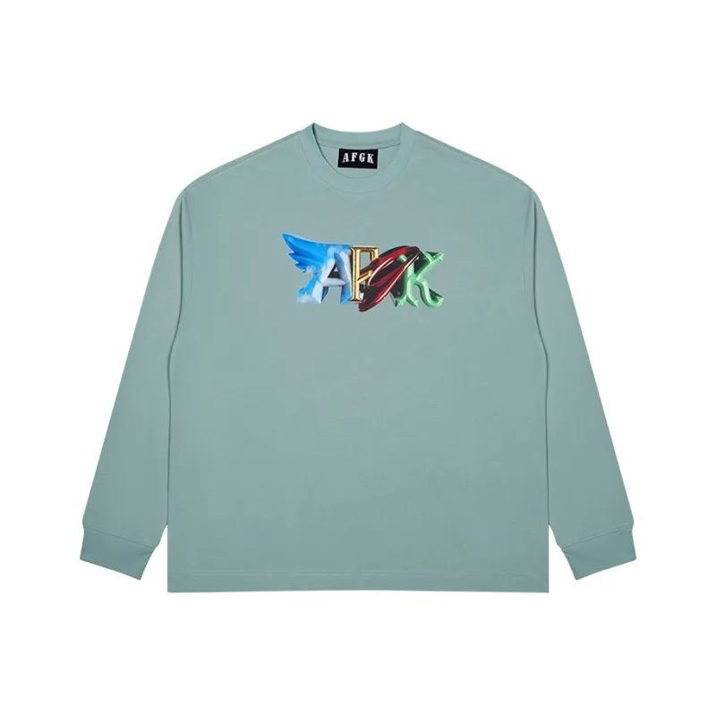 AFGK FW23 T Shirt Unisex Sky Blue-11