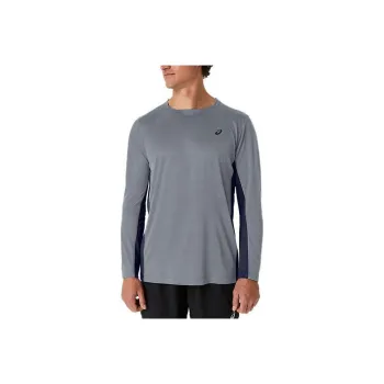 Asics Train Sana Long Sleeve T-Shirt Men's Dark Gray