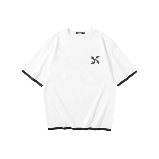 HLA JEANS T Shirts Men Bleached 15-0