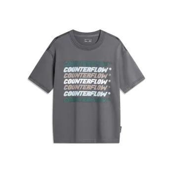 LiNing T Shirt Men's Thunderstorm Gray