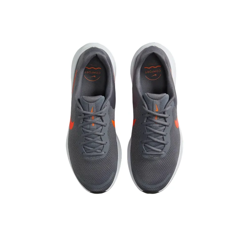 Nike REVOLUTION 7 Anti Slip Wear Resistant Low Top Casual Running Shoes Men's Gray-3