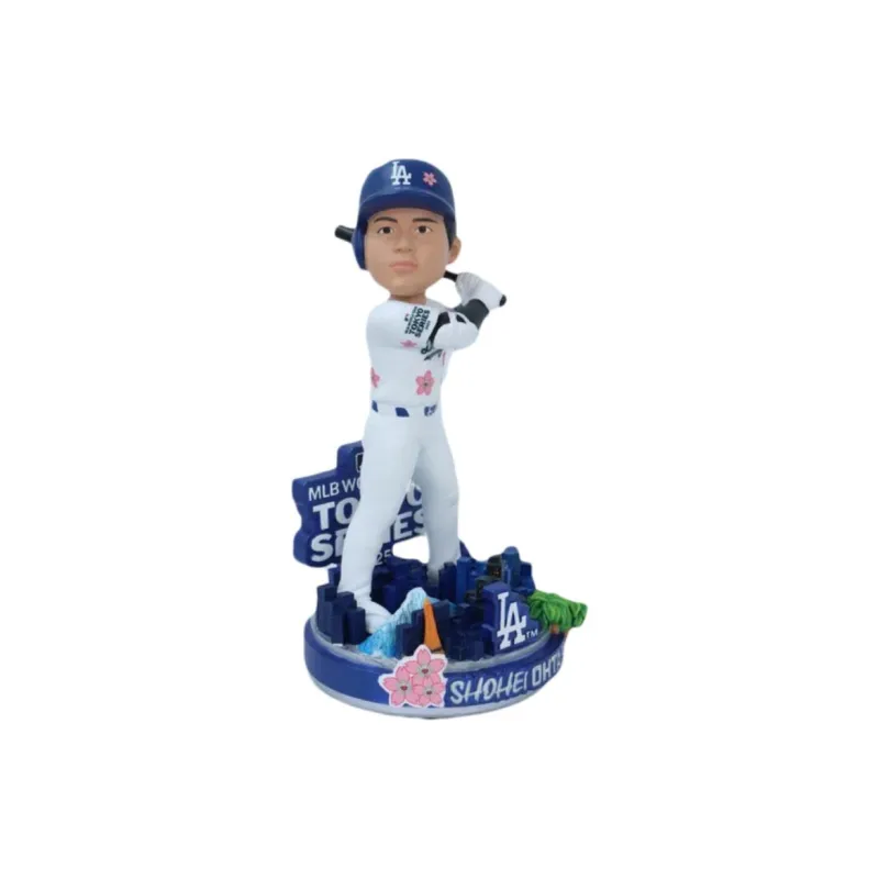Takashi Murakami Mlb World Tour Tokyo Series 2025 Foco Shohei Ohtani Tokyo World Tour Home Uniform Bobblehead-0