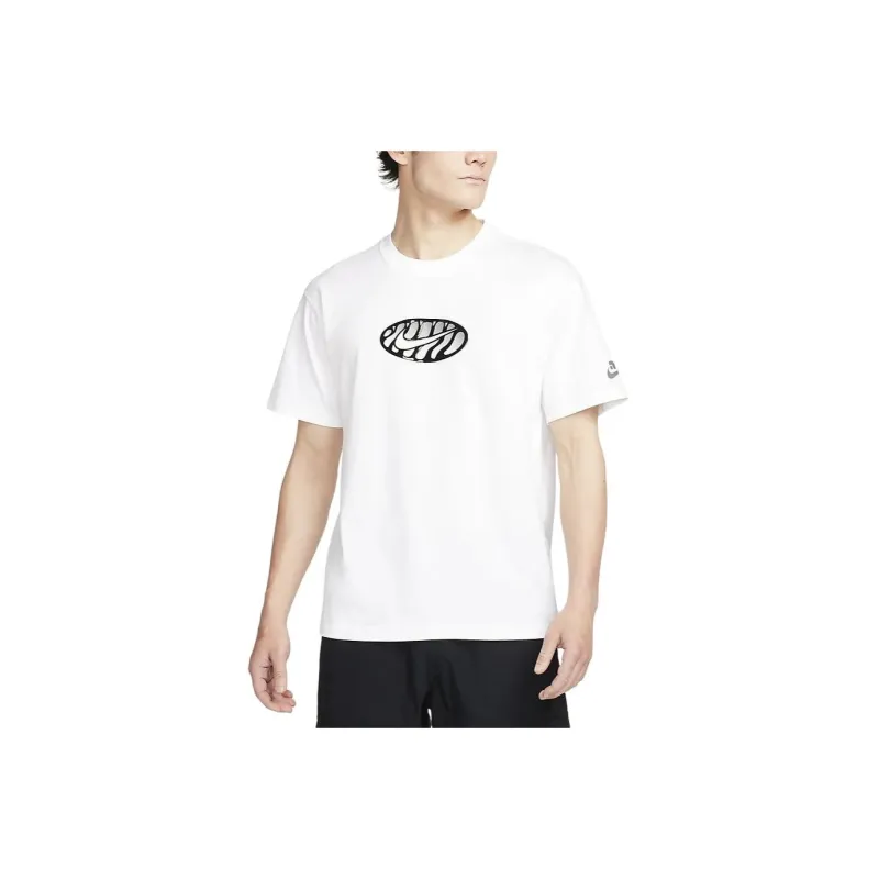 Nike T Shirts Men White-0