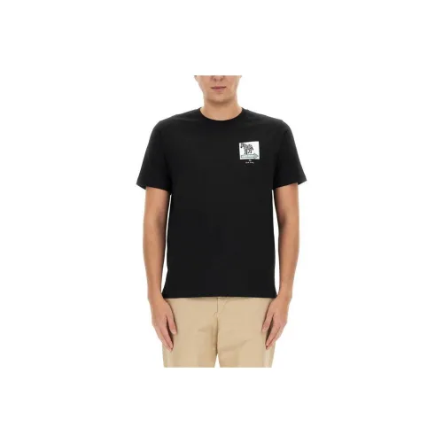 PS By Paul Smith One Way Zebra Graphic Print Crewneck T Shirt
