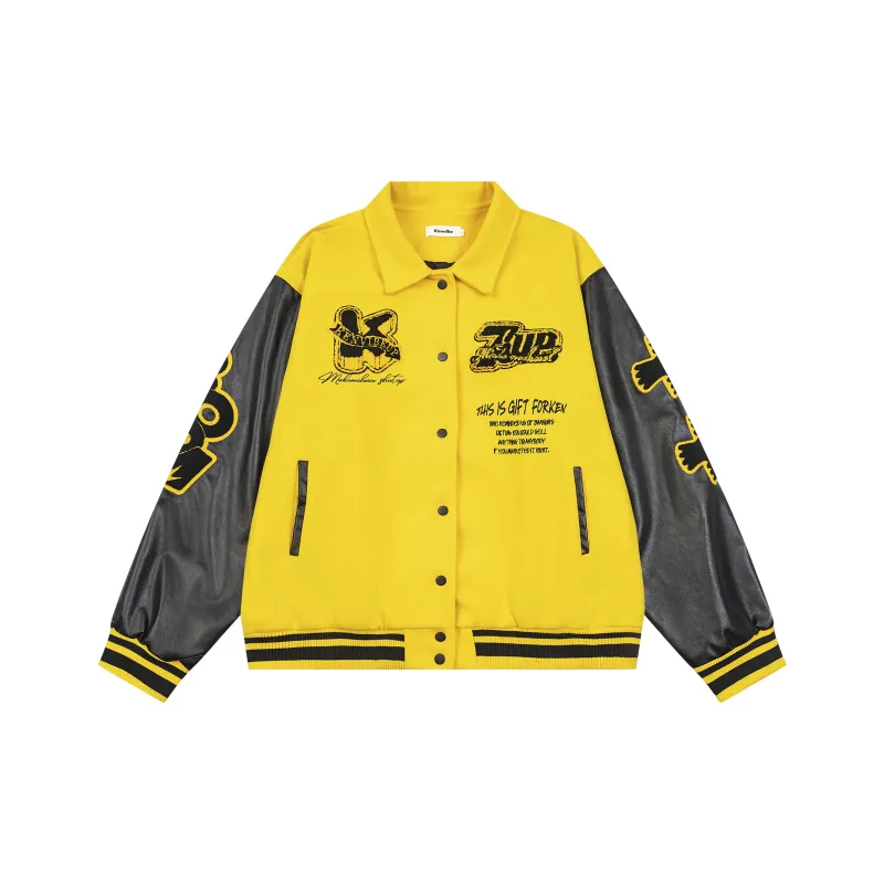 Fall Essentials Baseball Jacket Unisex-3