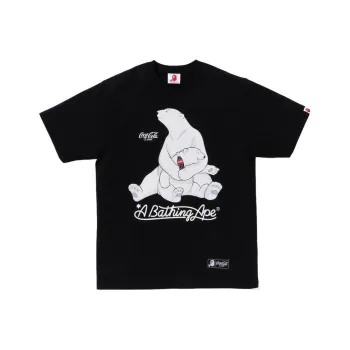 A BATHING APE X Coca Cola Polar Bear Tee