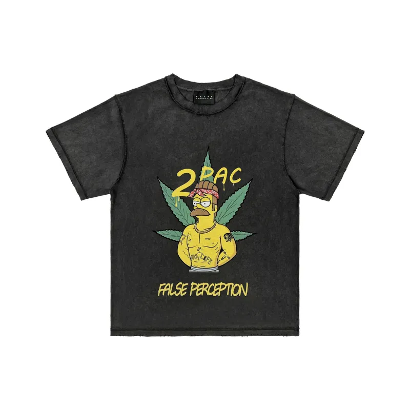 False Perception Short Sleeved T Shirts Unisex-0