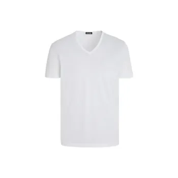 Ermenegildo Zegna V Neck Short Sleeved T Shirt