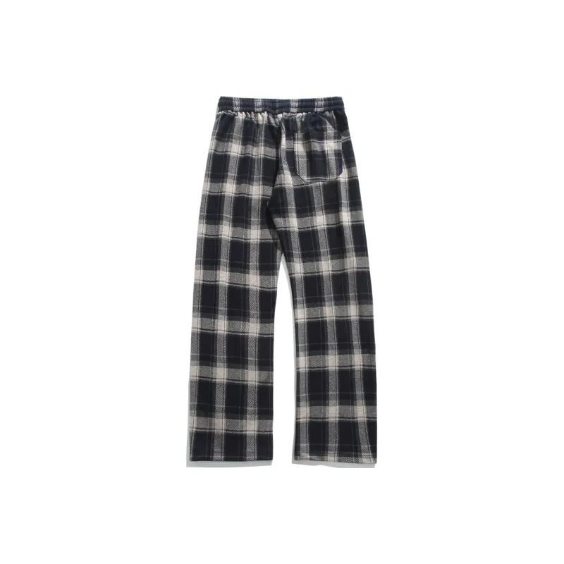REXSHION Casual Pants Unisex Black-12