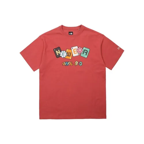 New Era T Shirts Unisex Red