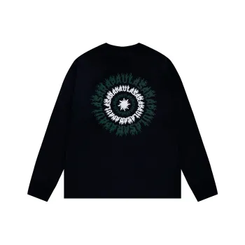 PAULASARA Long Sleeved T Shirts Unisex Black