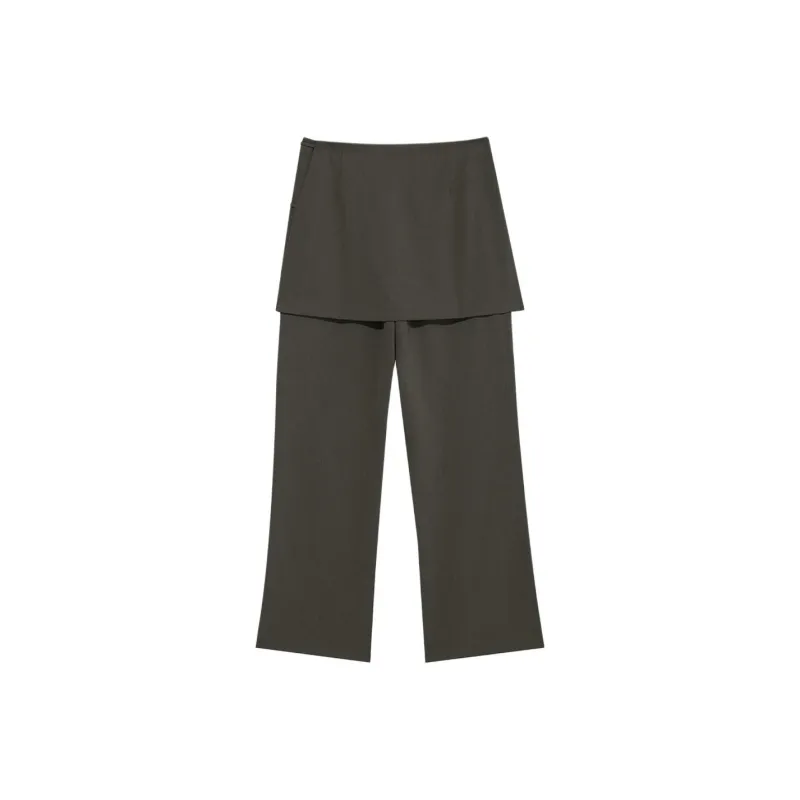 COVERNAT Casual Pants Women's Light Brown-1