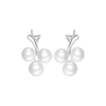 Andaozi Pearl Stud Earrings Women's