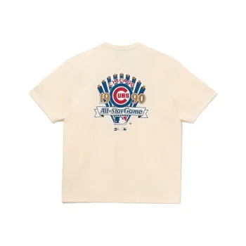 New Era x MLB Chicago Cubs T Shirt Unisex Ivory
