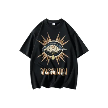 YOUSHIQI Devil-Print Unisex T-shirt