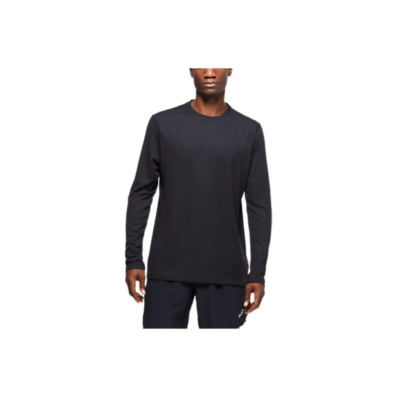 Asics Ready-Set II Long Sleeve Tee T-Shirt Men's Black-0