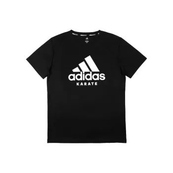 Adidas T Shirts Men Black With White Logo