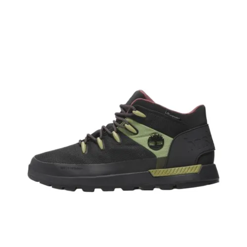 Timberland Sprint Trekker Anti Slip Wear Resistant Mid Top Outdoor Shoes Men's Black