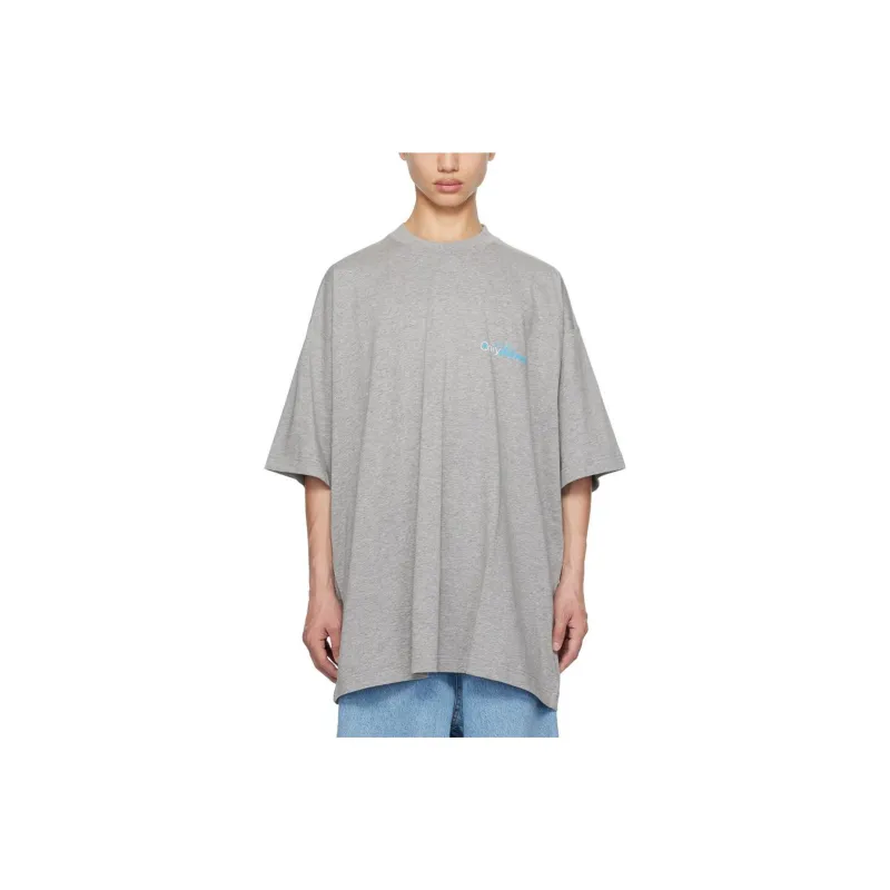 Vetements T-Shirts Men Gray-0