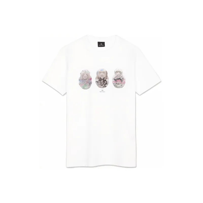 Paul Smith T Shirts Men White-0
