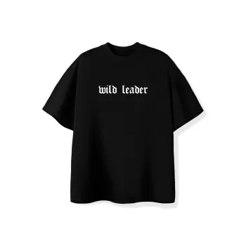 WILD LEADER T Shirt Unisex Black
