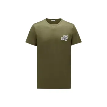 Moncler Double logo patch Cotton T shirt