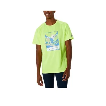 Asics T Shirt Men's Yellow Green