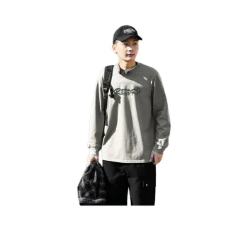 Tonlion T Shirt Men's Pale Gray Green