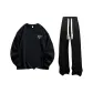 Black[2 Pcs Clothing Sets]